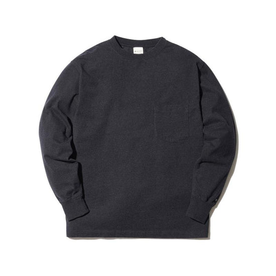 Recycled Cotton L/S T-Shirt - Black