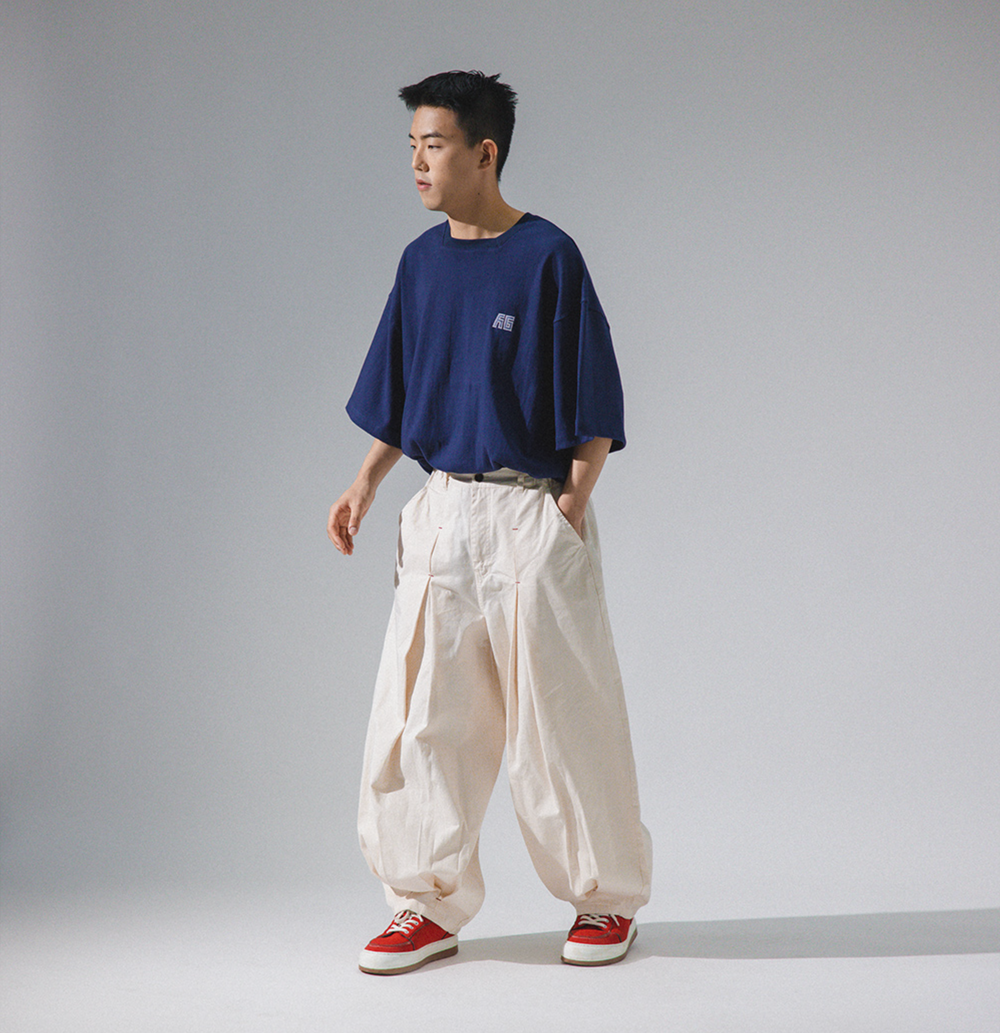 Unbalance Long Tuck Balloon Pant - Ivory – Curated Goods Ltd