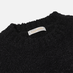 
                  
                    Alpaca Boucle Knit - Black
                  
                