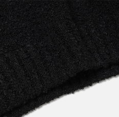 
                  
                    Alpaca Boucle Knit - Black
                  
                