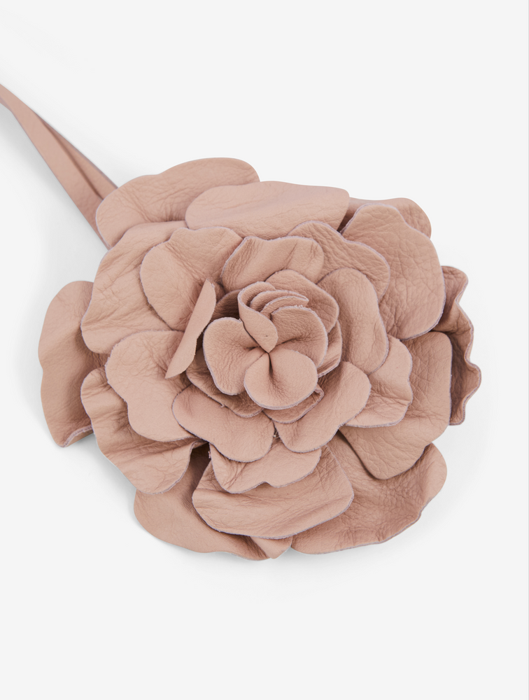 
                  
                    Leather Rose Belt - Dusty Pink
                  
                