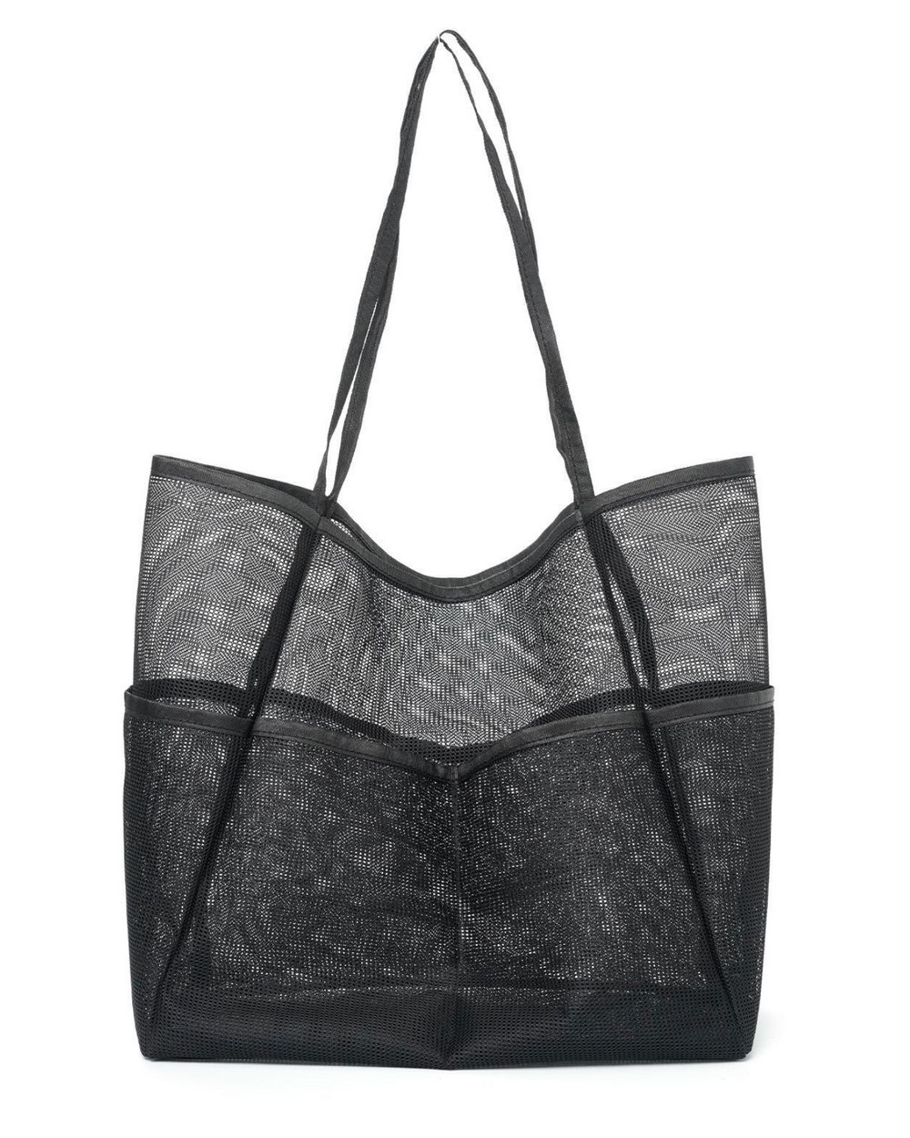 Mesh Beach Bag - Black