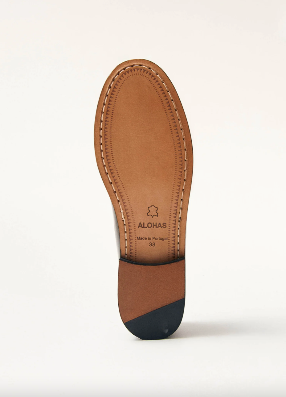 
                  
                    Rivet Leather Loafers - Coffee Brown
                  
                