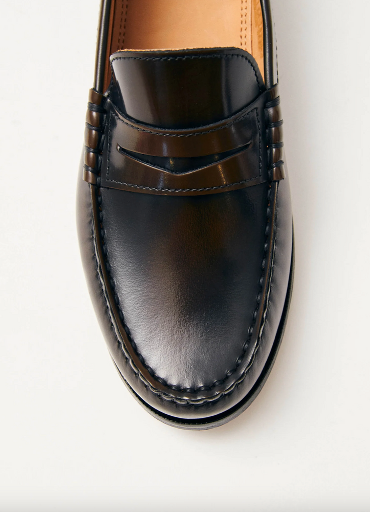 
                  
                    Rivet Leather Loafers - Coffee Brown
                  
                