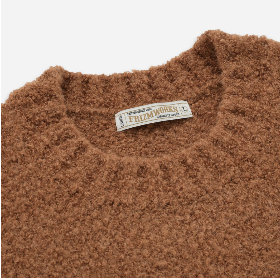 
                  
                    Alpaca Boucle Knit - Orange
                  
                