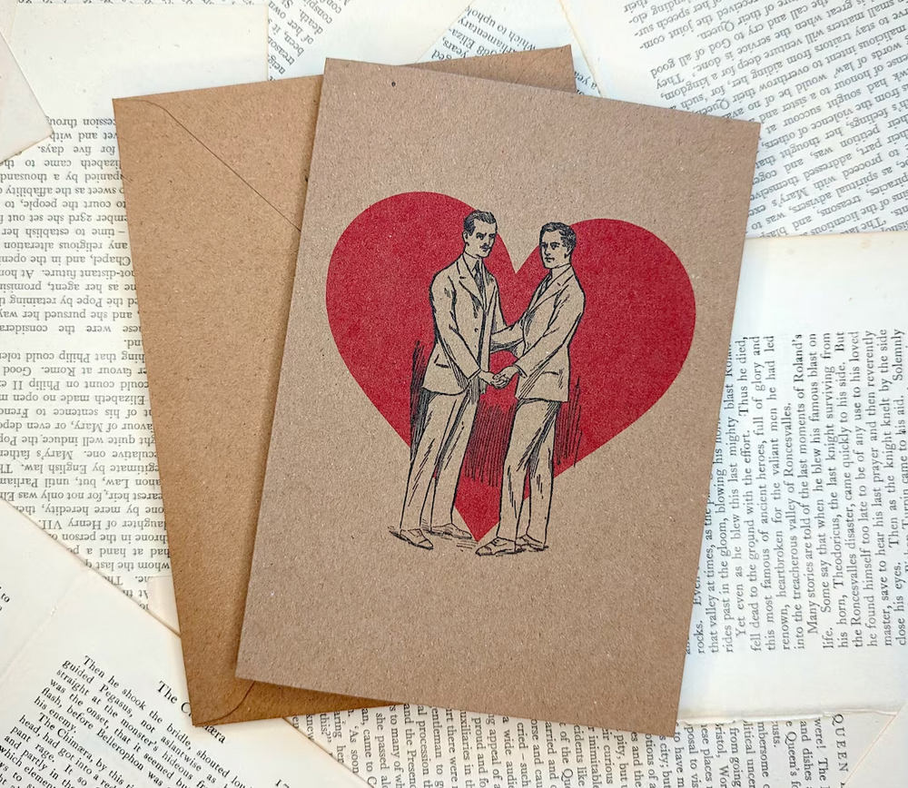 Gentlemen Couple Card