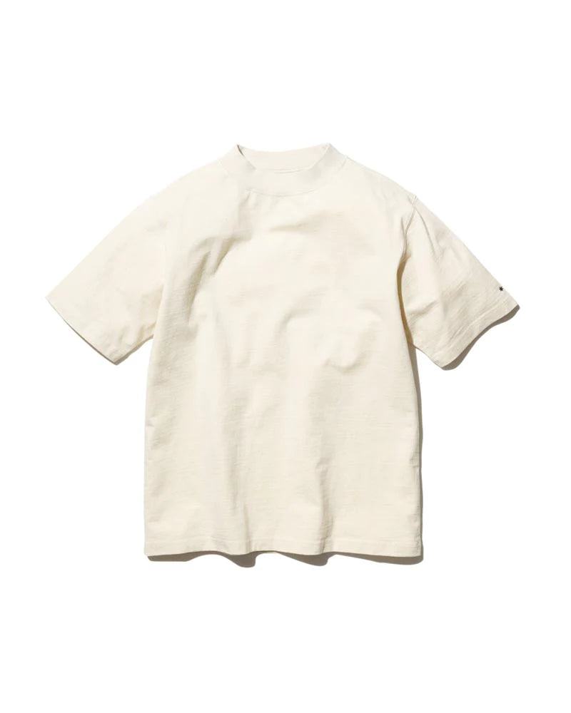 
                  
                    Recycled Cotton Heavy Mockneck T-Shirt - Ecru
                  
                