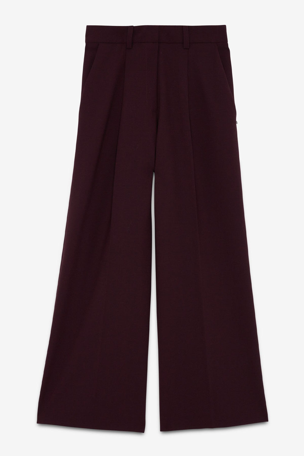 Front Pleat Tailored Trousers - Barolo