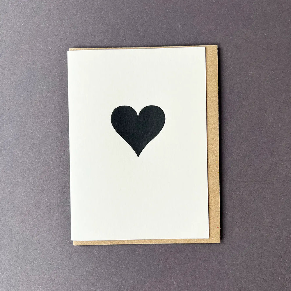 Black Heart Card