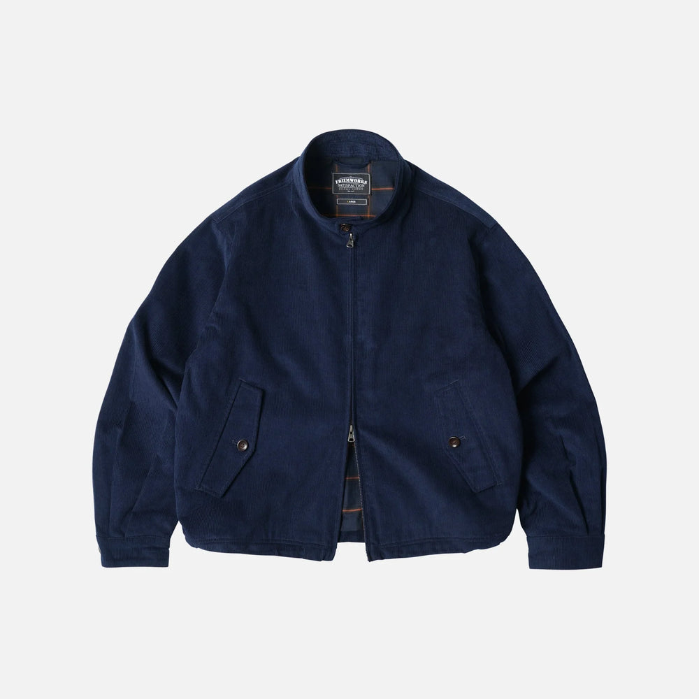 Corduroy Buddy Harrington Jacket - Navy
