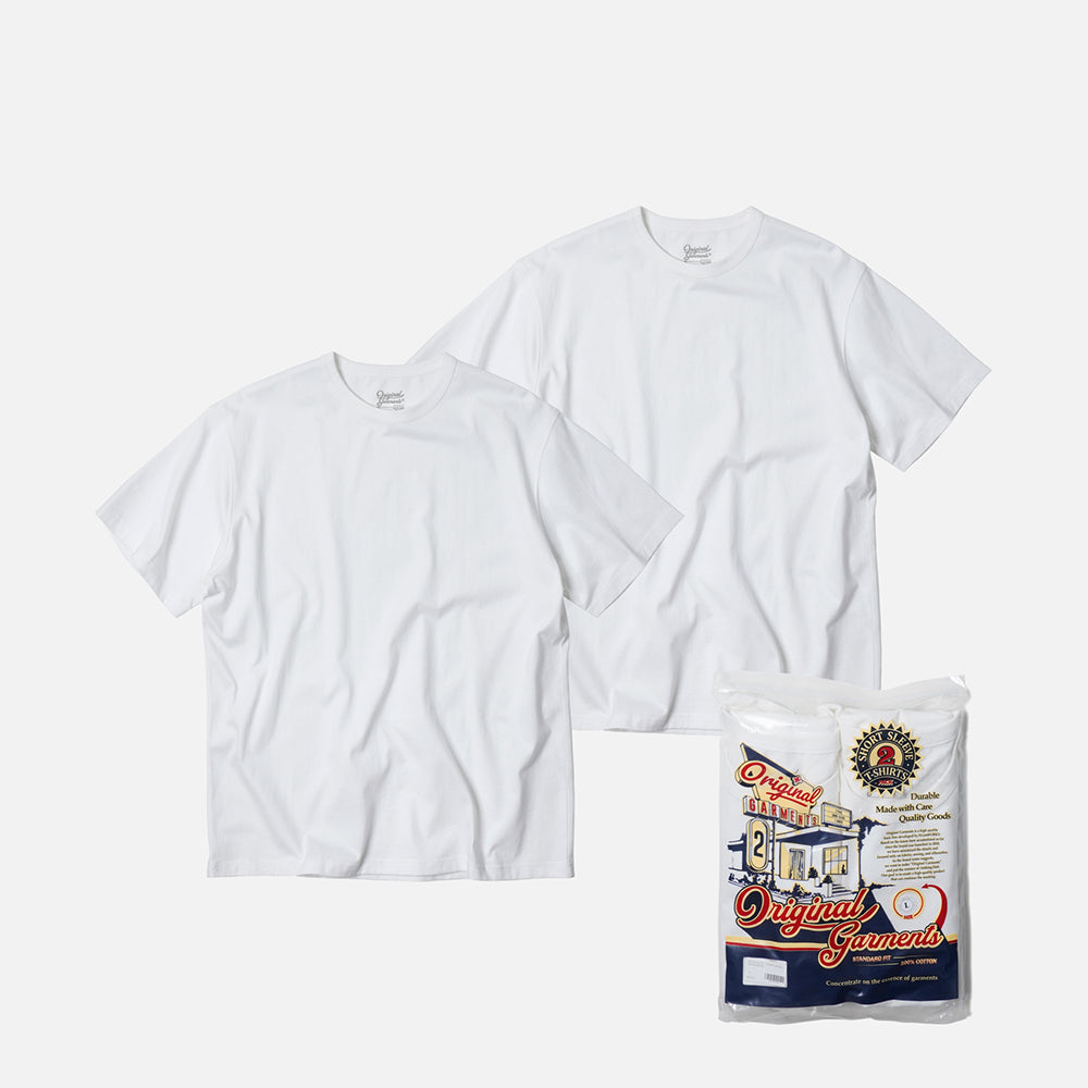 OG Athletic T-Shirt 2Pack - White + White