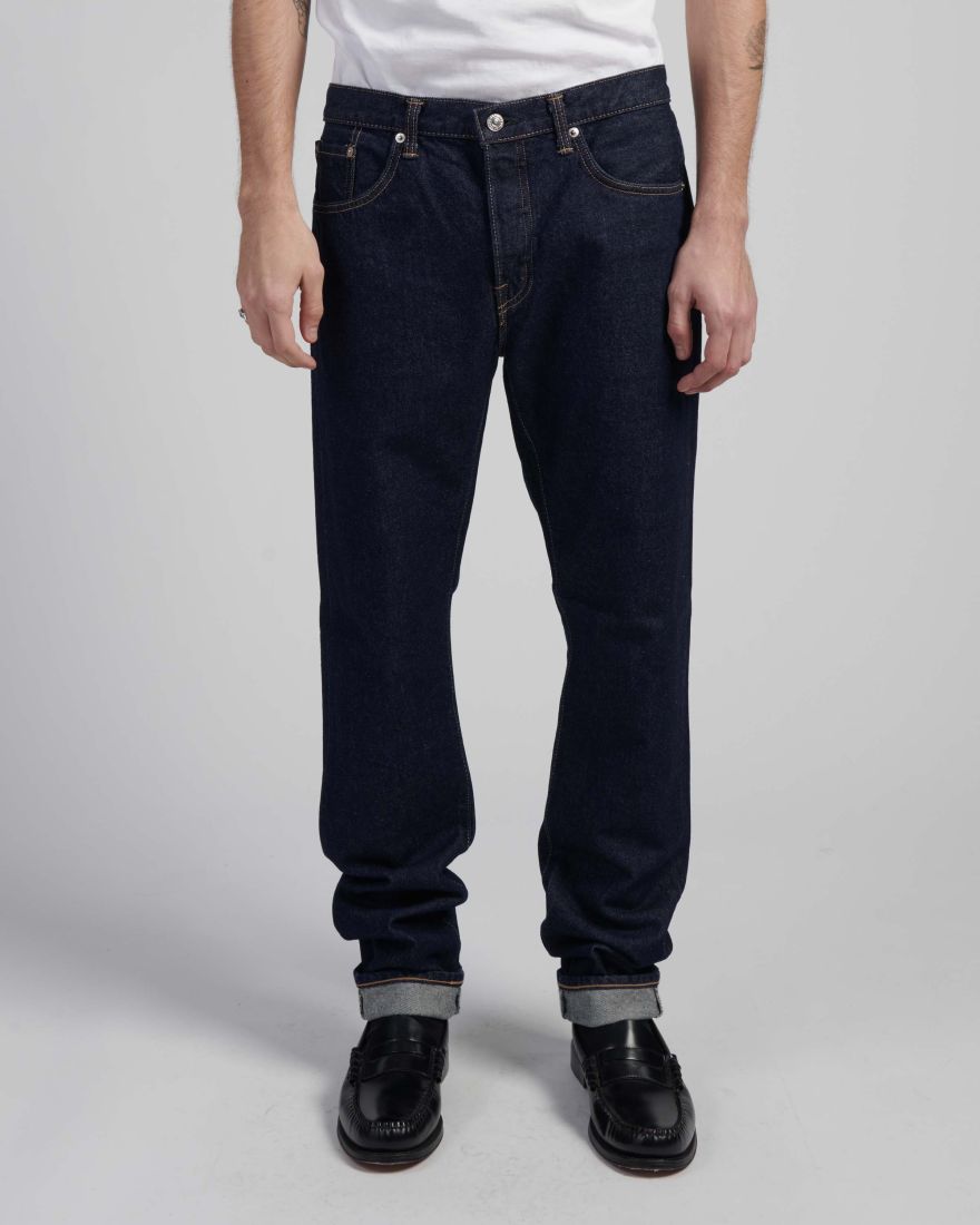 
                  
                    Slim Taper Kaihara Indigo Openended Denim - Blue Rinsed
                  
                