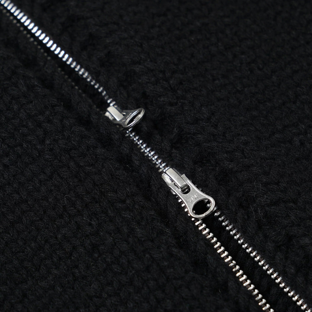 
                  
                    Heavy Cowichan Zip Up Cardigan - Black
                  
                