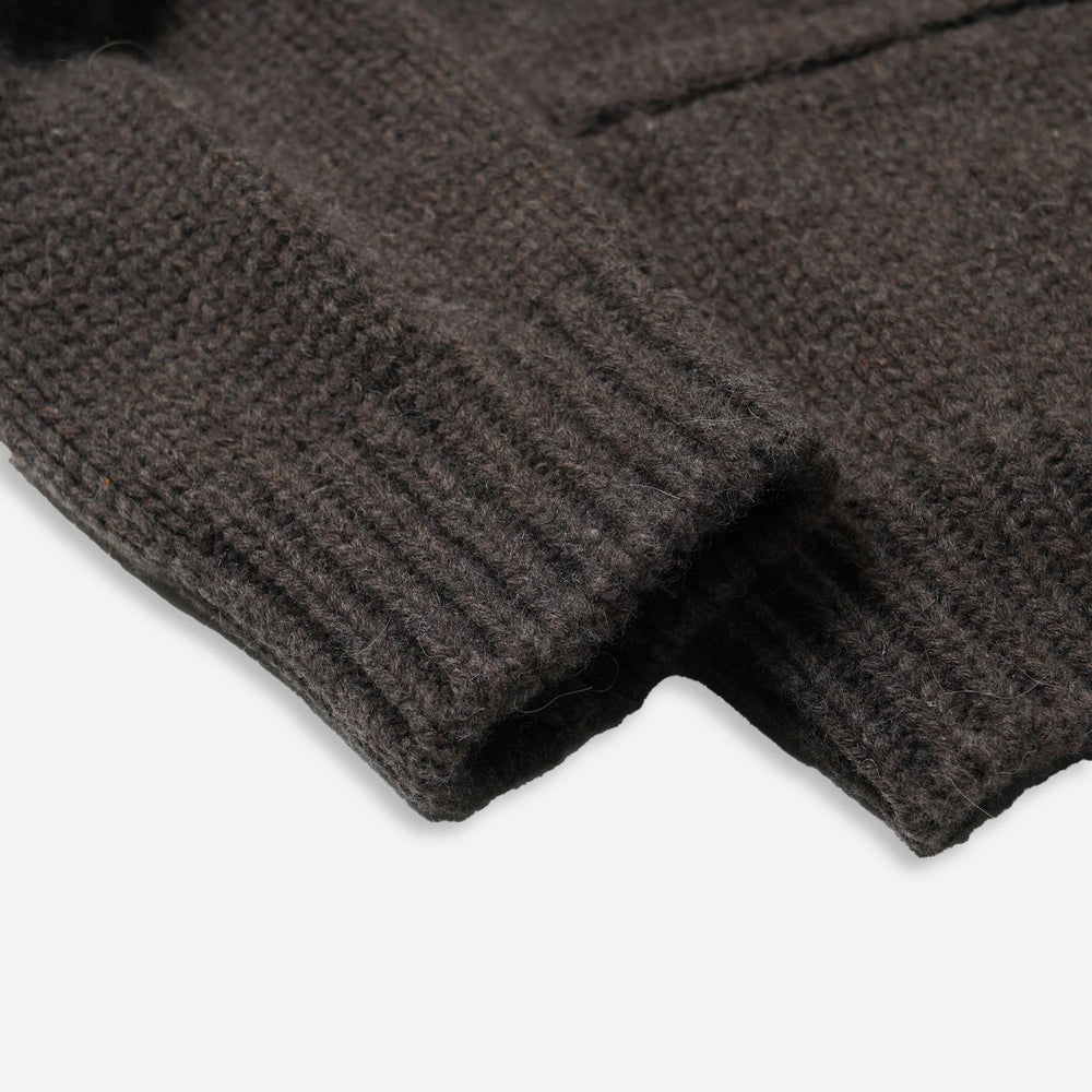 
                  
                    Heavy Cowichan Zip Up Cardigan - Sephia
                  
                