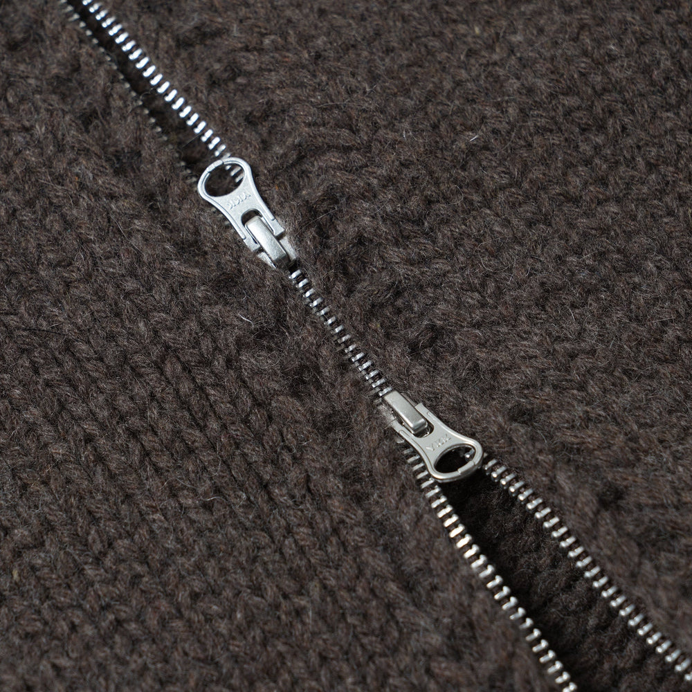 
                  
                    Heavy Cowichan Zip Up Cardigan - Sephia
                  
                