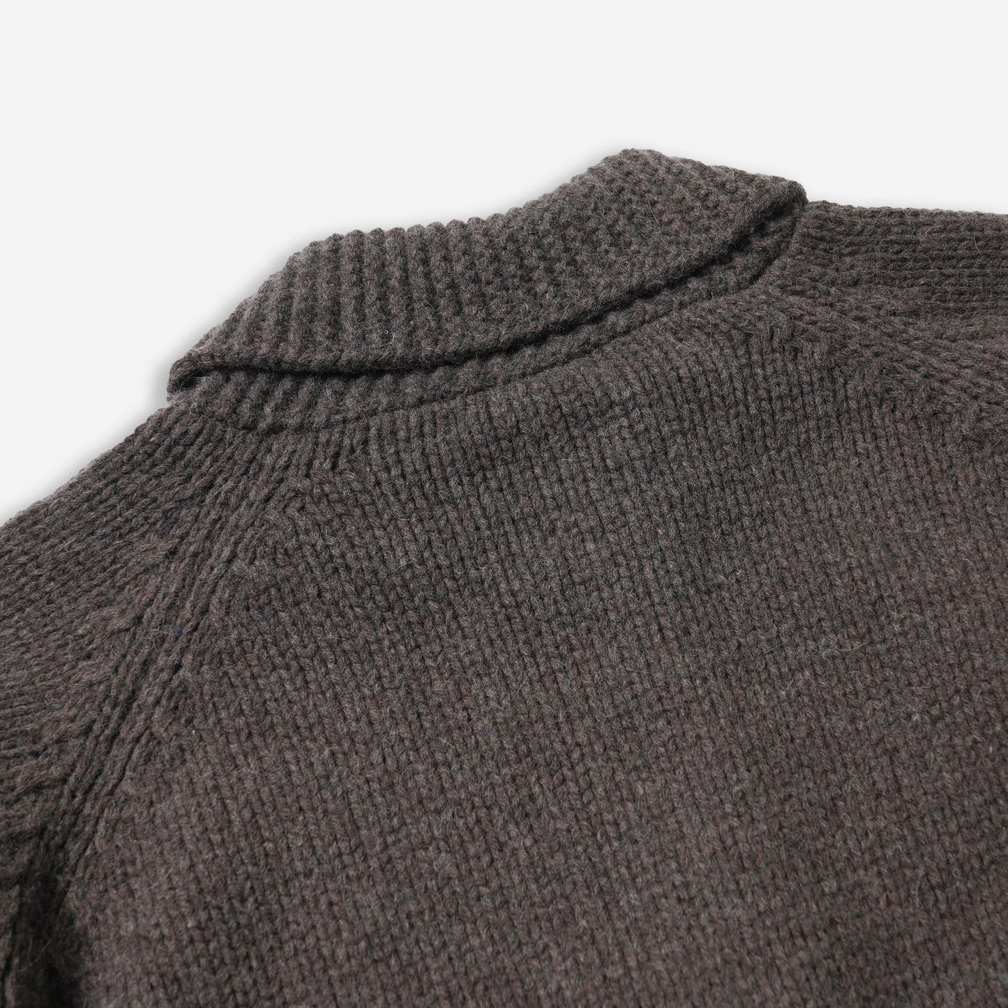 
                  
                    Heavy Cowichan Zip Up Cardigan - Sephia
                  
                