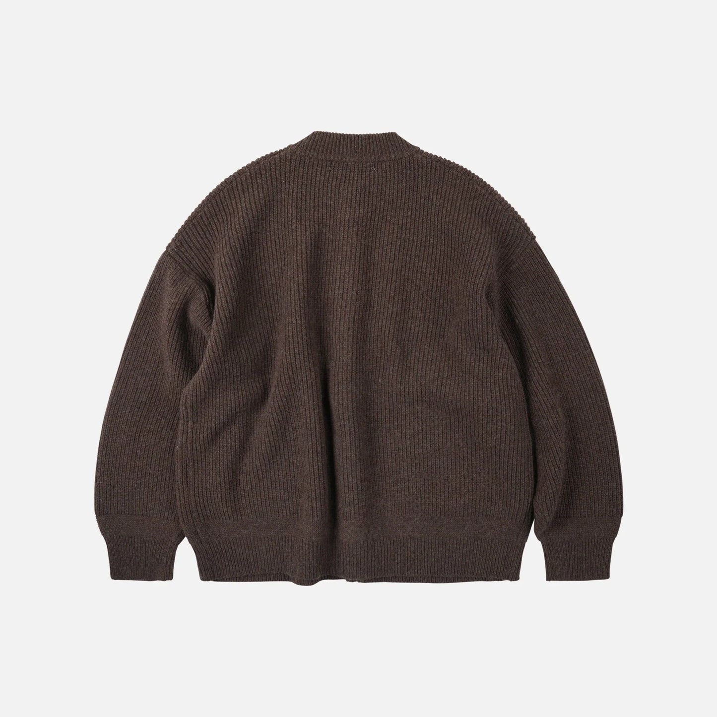 
                  
                    Heavy Wool Round Cardigan - Chocco Brown
                  
                