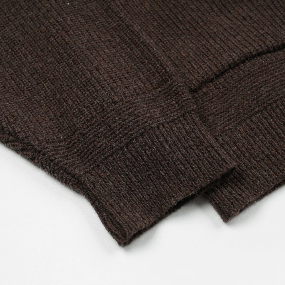 
                  
                    Heavy Wool Round Cardigan - Chocco Brown
                  
                