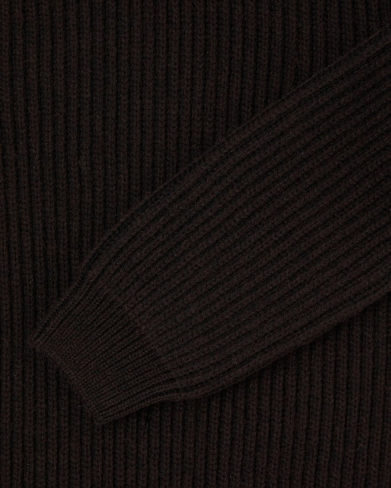 
                  
                    Roni High Collar Sweater - Dark Brown
                  
                