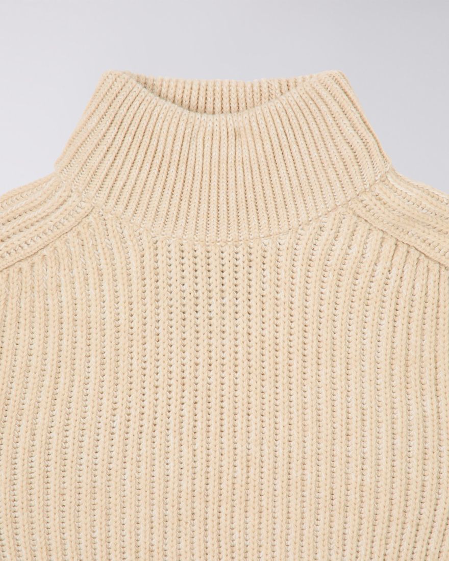 
                  
                    Roni High Collar Sweater - Beige
                  
                