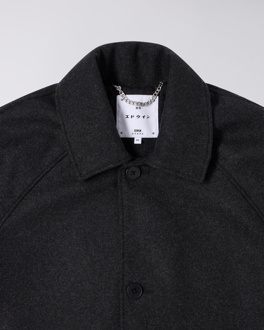 
                  
                    Mac Wool Coat - Dark Grey Marl
                  
                