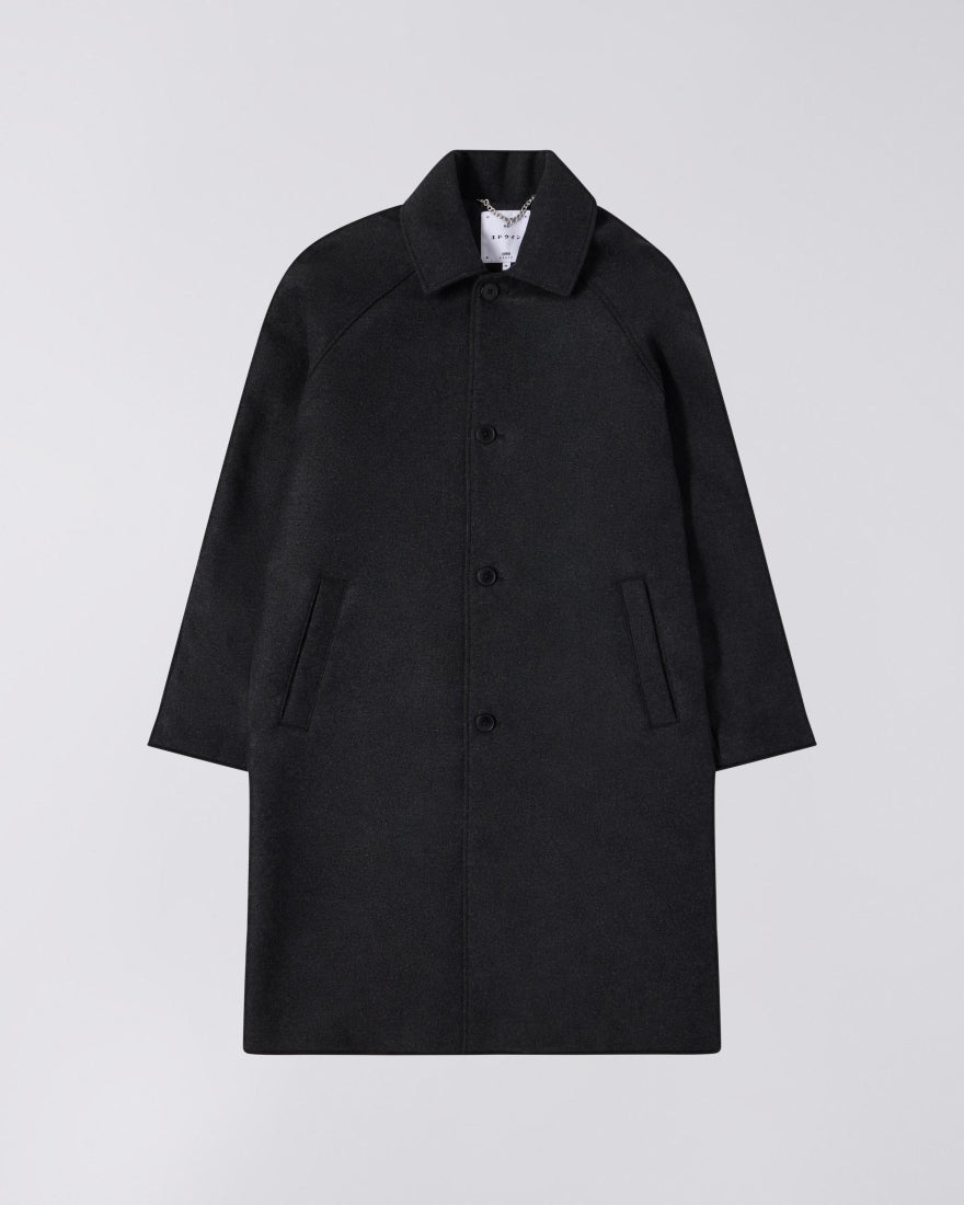 Mac Wool Coat - Dark Grey Marl