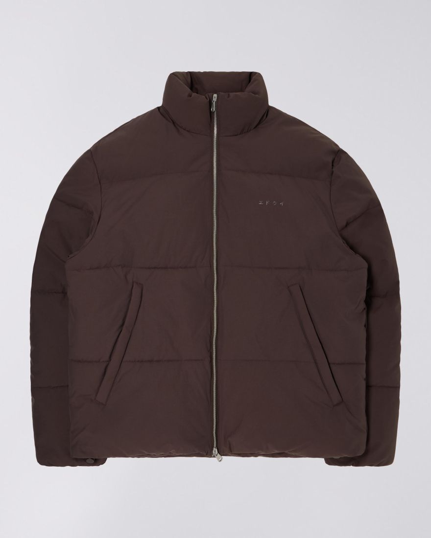 Puffer Jacket Plain Weave - Mole