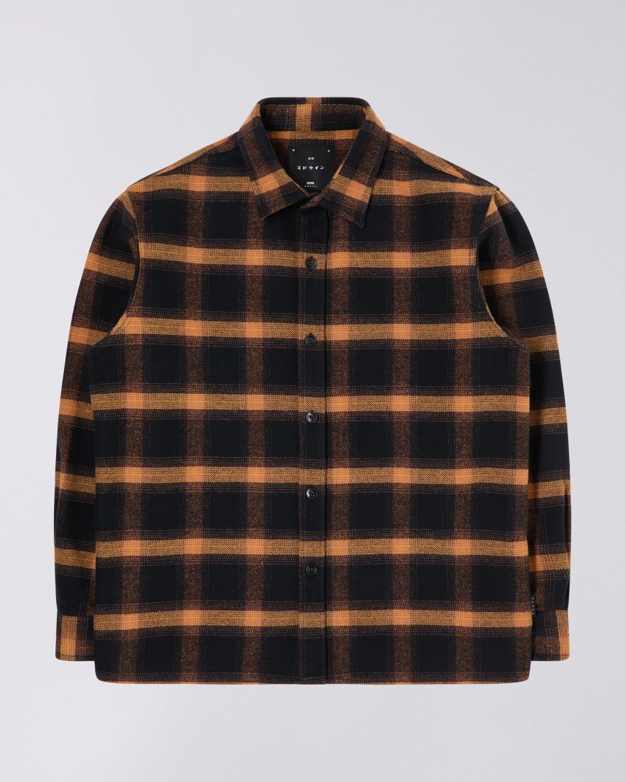 Sebastian Shirt LS - Brown/Black