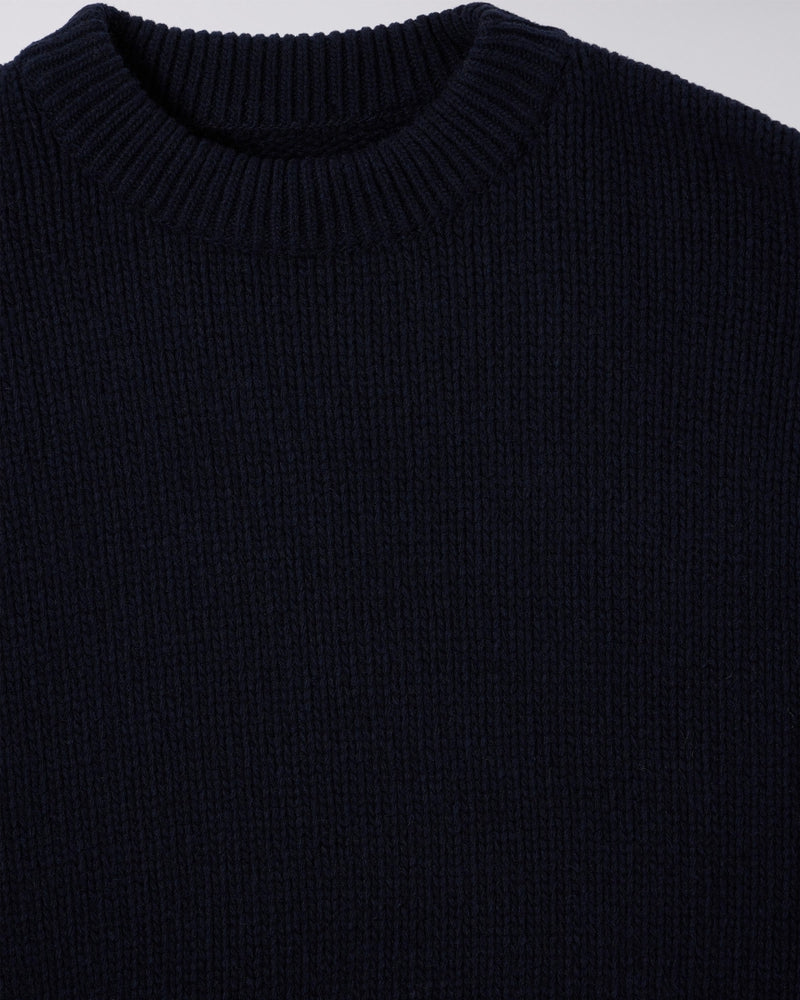 
                  
                    Ellis Sweater Knit - Navy/Off White
                  
                