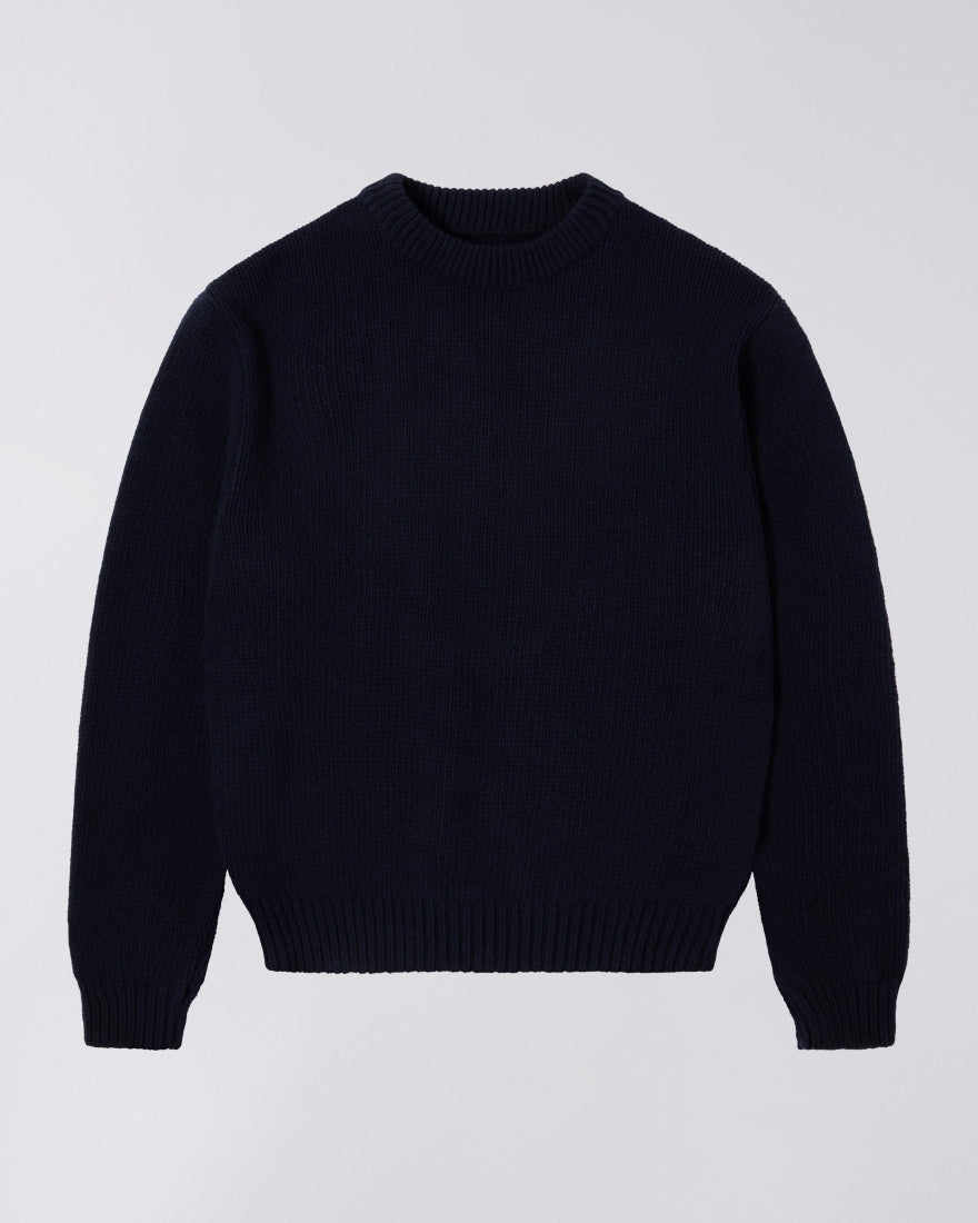 Ellis Sweater Knit - Navy/Off White