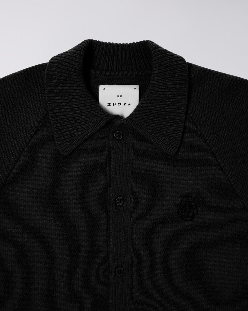 
                  
                    Mars Polo Cardigan - Black
                  
                