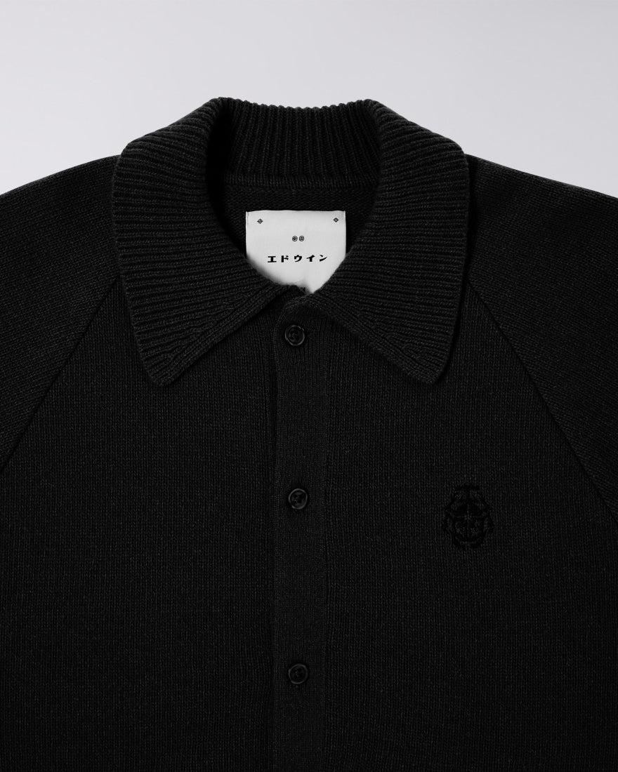 
                  
                    Mars Polo Cardigan - Black
                  
                