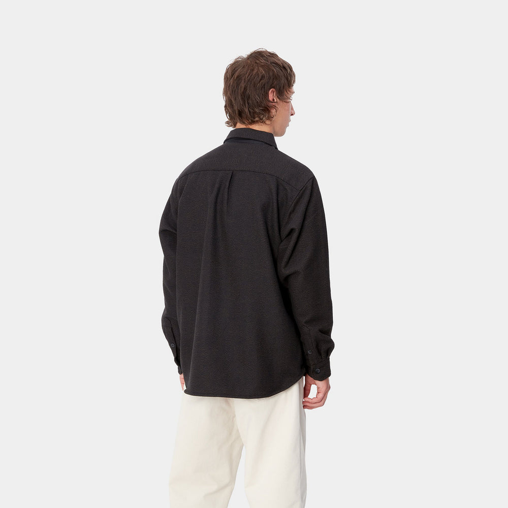 L/S Truman Shirt - Chocolate/Black