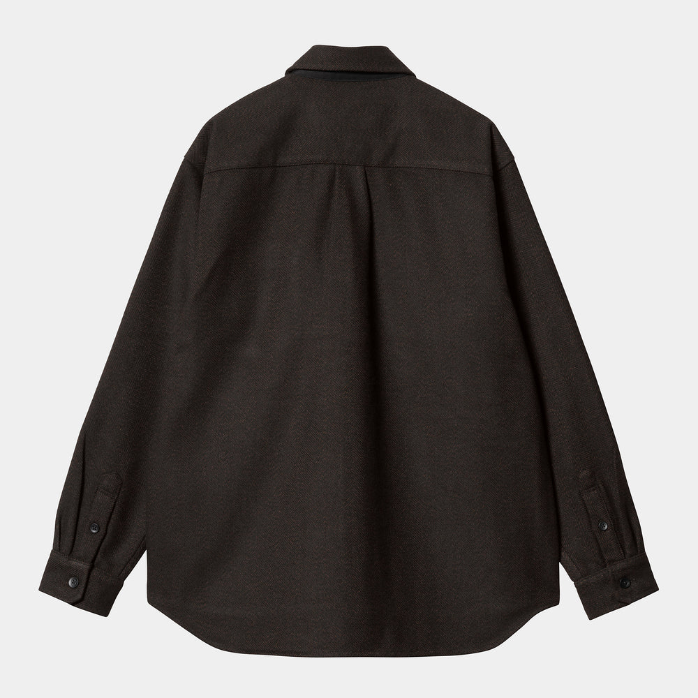 L/S Truman Shirt - Chocolate/Black