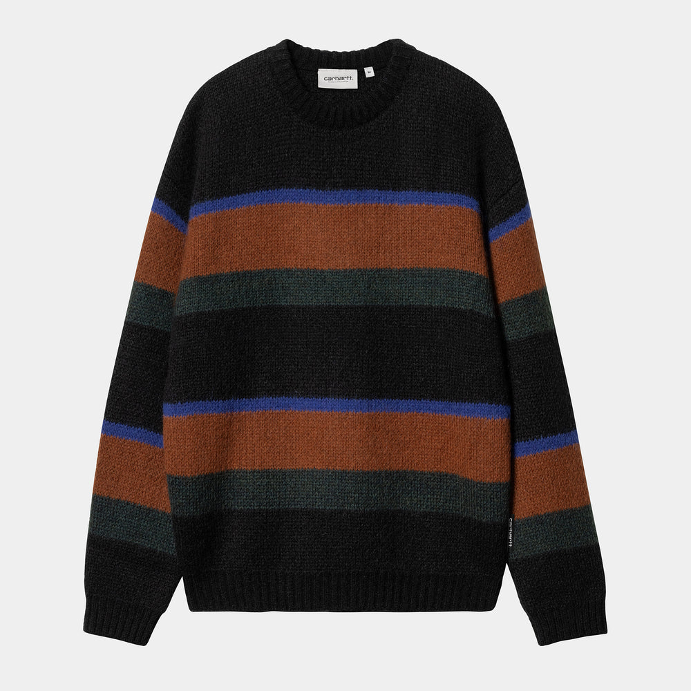 Merton Sweater - Sundling Stripe Hamilton Brown