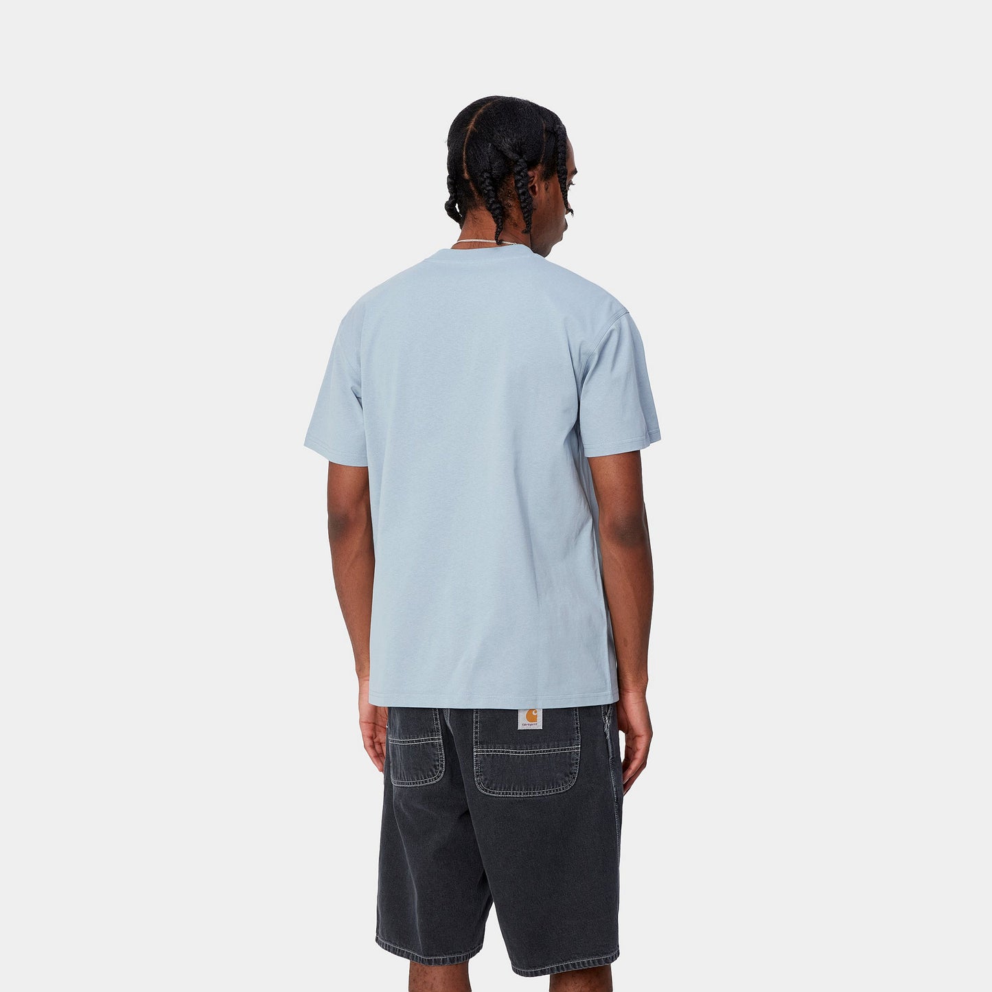 
                  
                    S/S American Script T-Shirt - Frosted Blue
                  
                