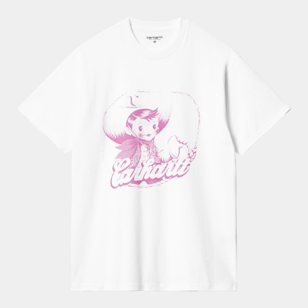 
                  
                    S/S Buddy T-Shirt - White / Pink
                  
                