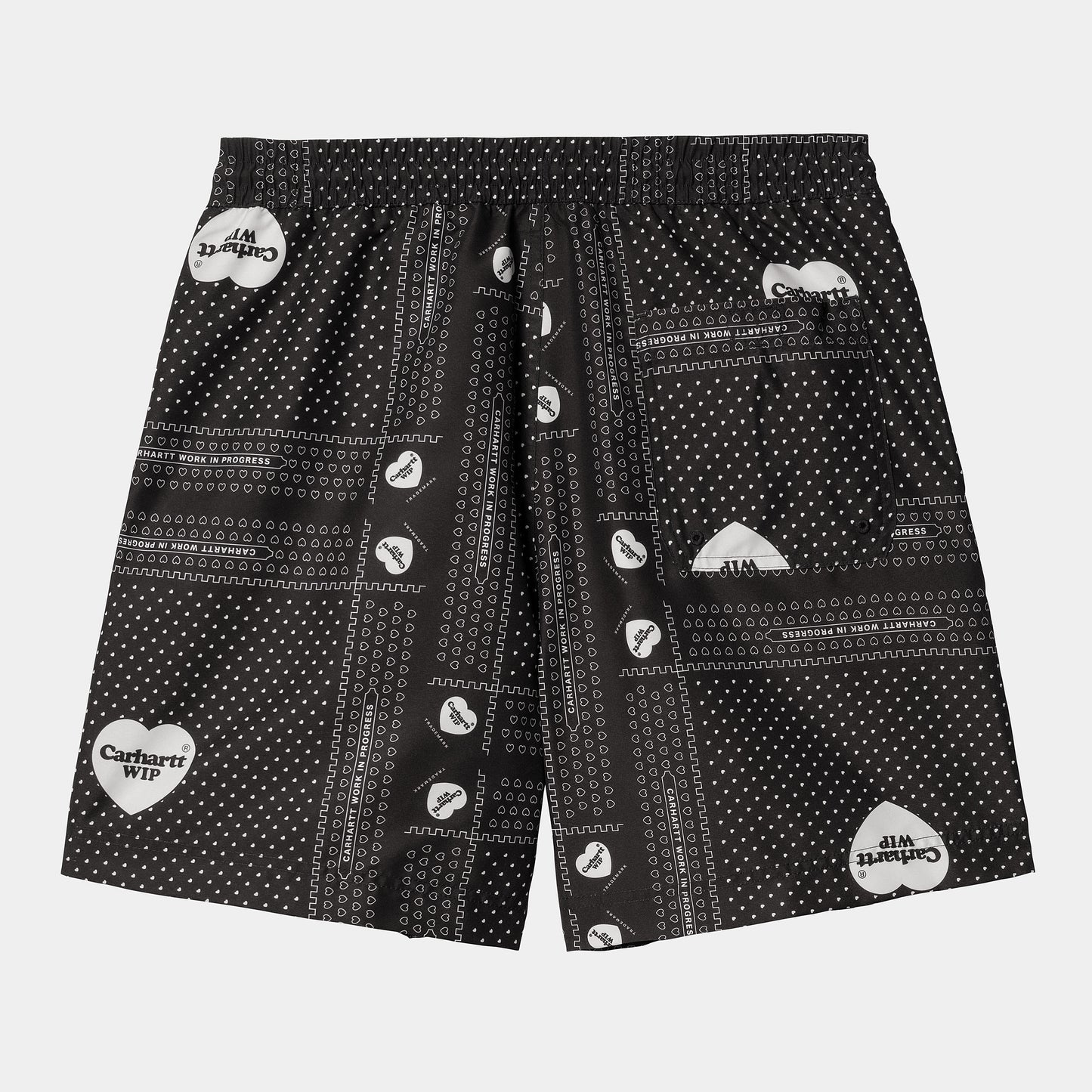 
                  
                    Slater Swim Shorts - Heart Bandana Print Black
                  
                