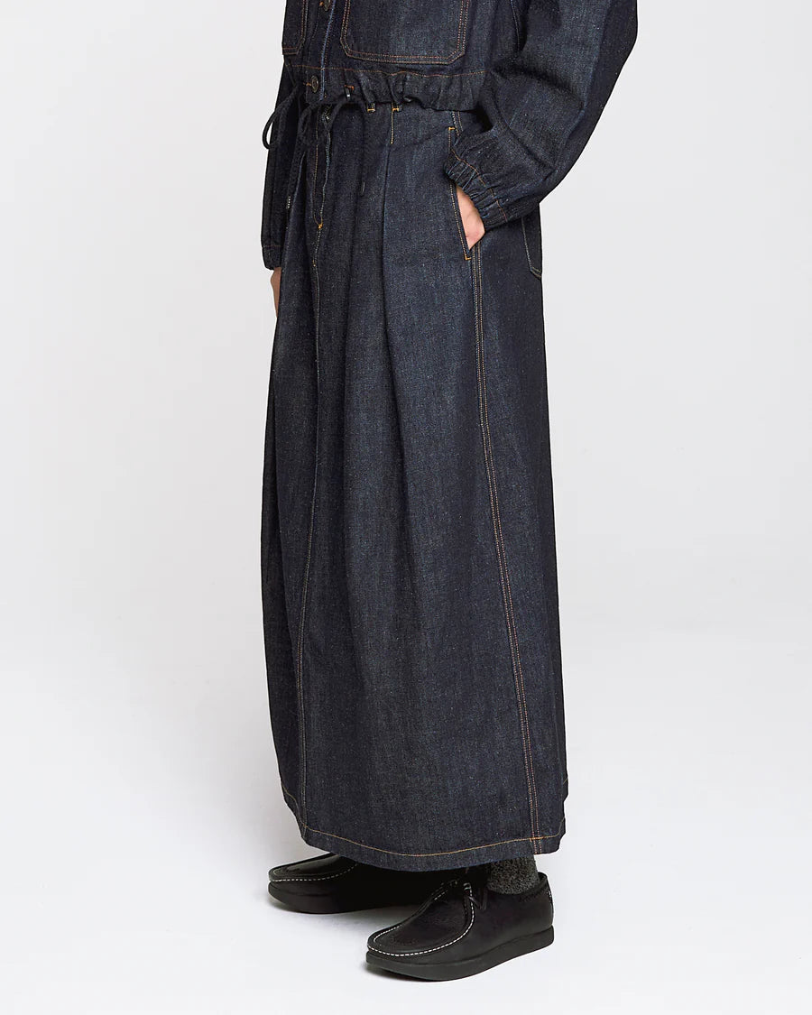 Bulb skirt Hemp Denim - Indigo