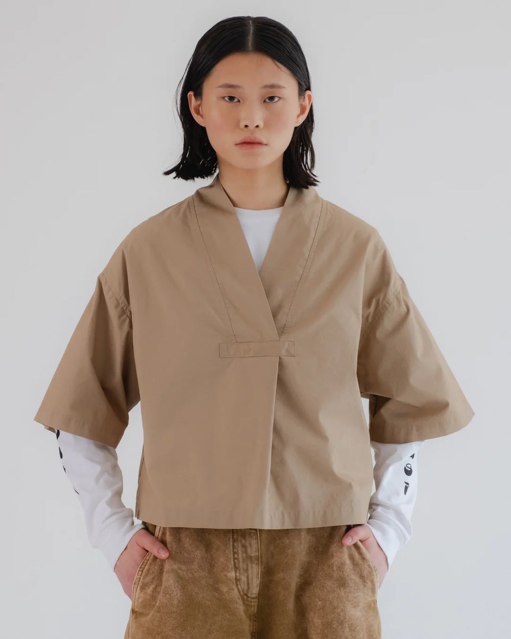 Toku Top - Poplin - Nomad