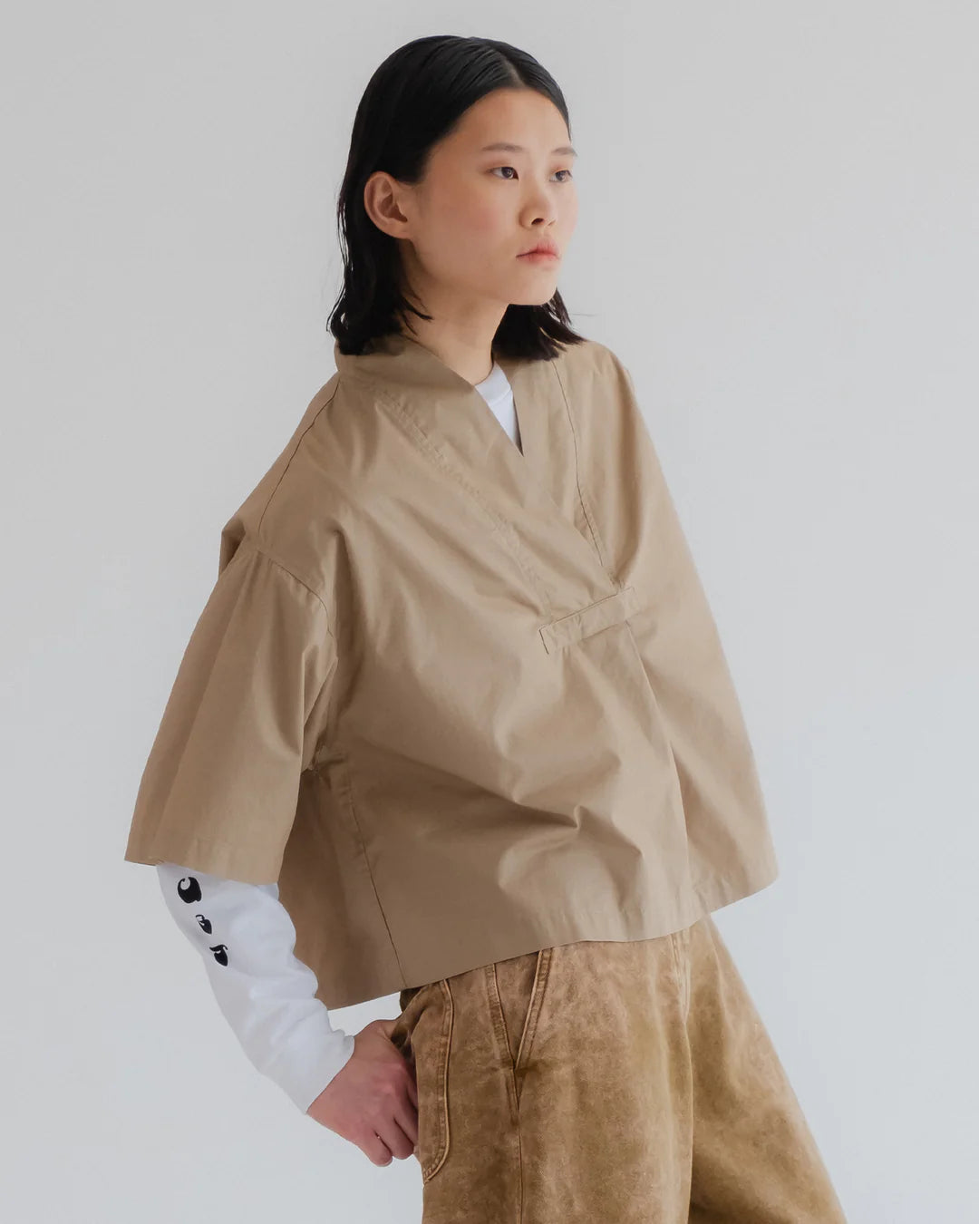
                  
                    Toku Top - Poplin - Nomad
                  
                