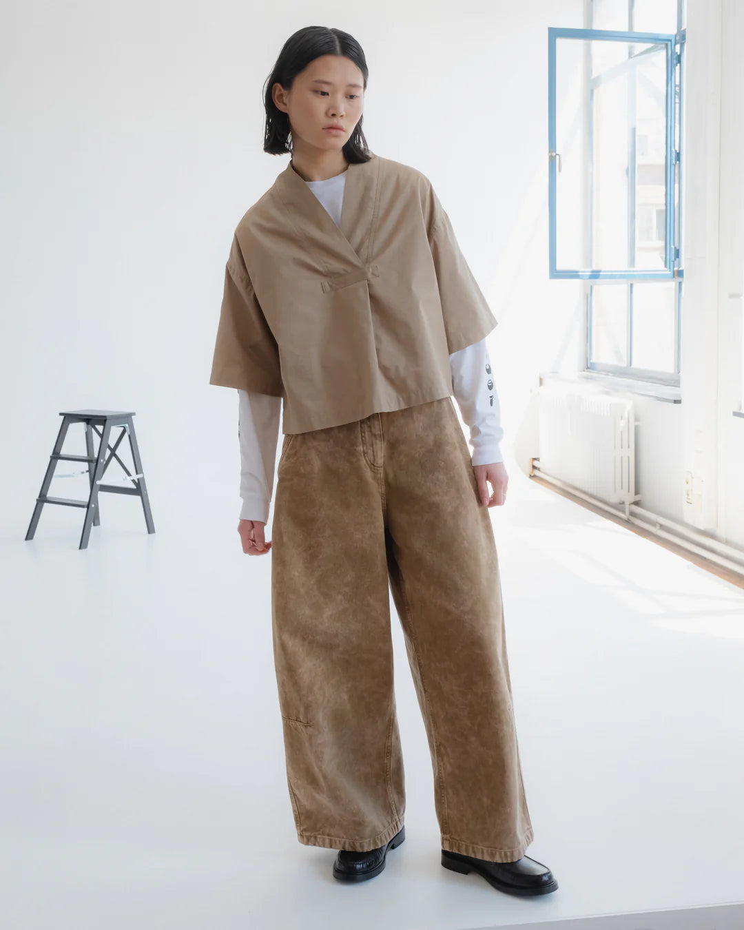 
                  
                    Toku Top - Poplin - Nomad
                  
                