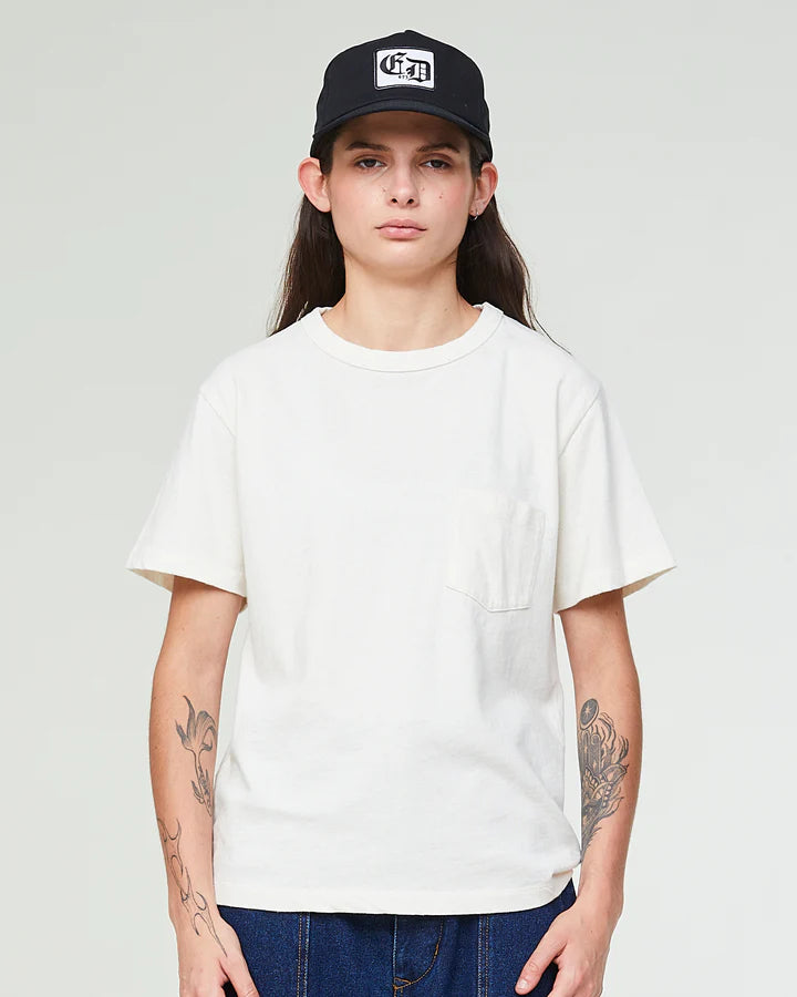 Pocket T - Cotton Hemp - Milk