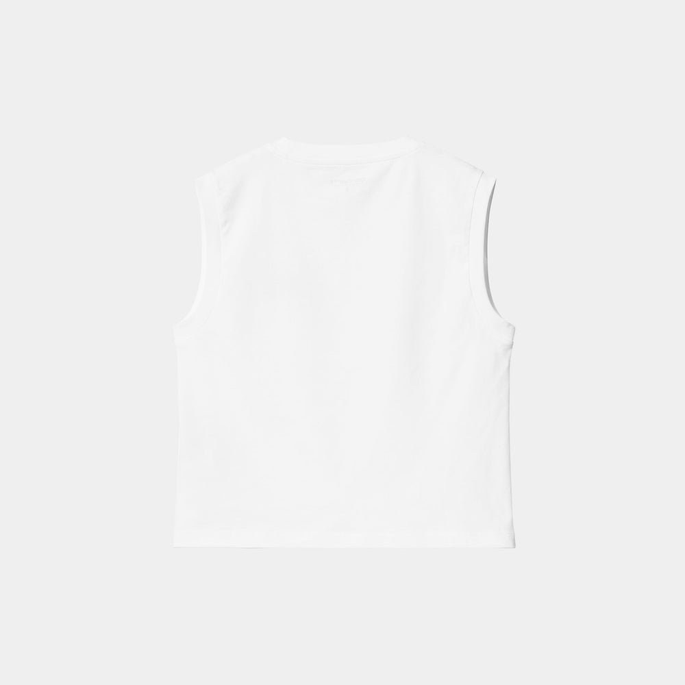 W' University Script A-Shirt - White/Black