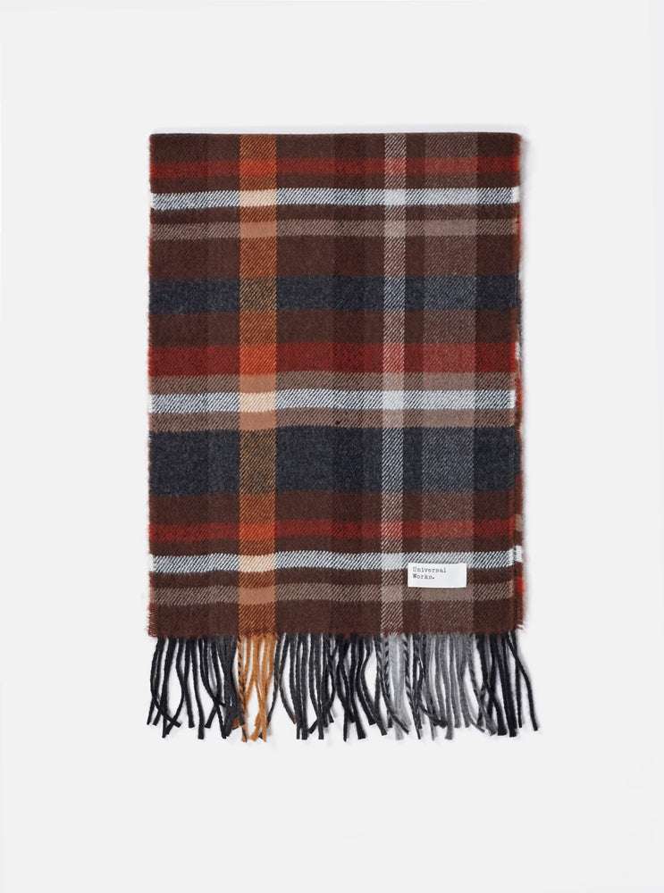 
                  
                    Check Scarf - Brown
                  
                