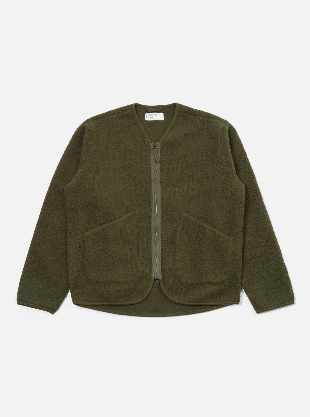 Zip Liner Jacket Tibet Fleece - Olive