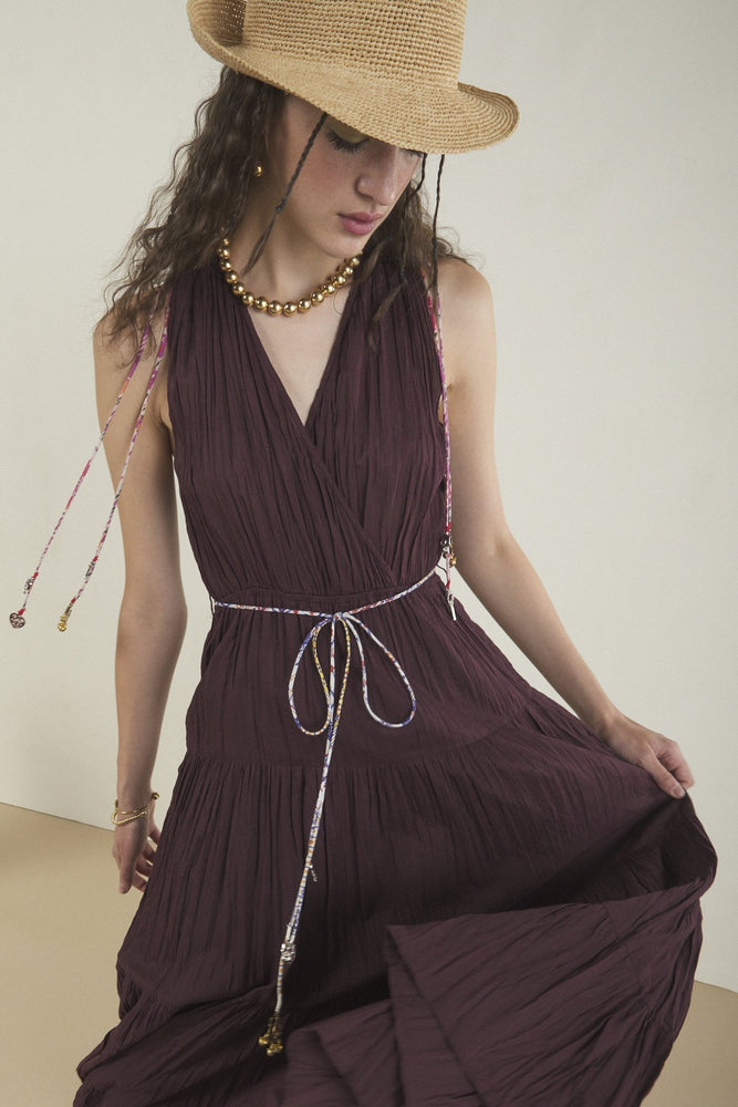 
                  
                    Cotton Long Dress with Ruffles - Fico
                  
                