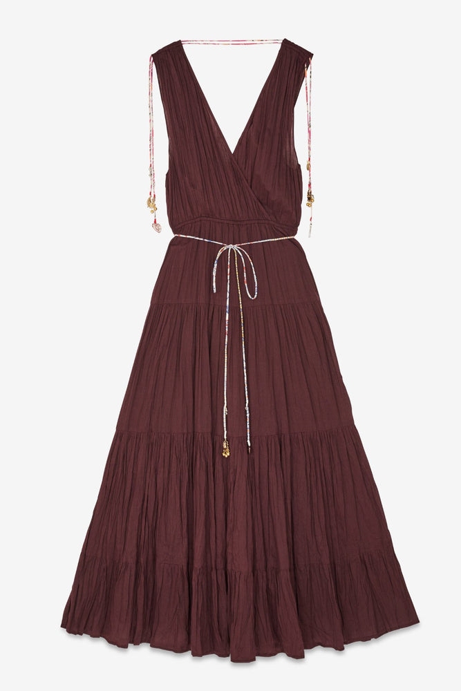 
                  
                    Cotton Long Dress with Ruffles - Fico
                  
                