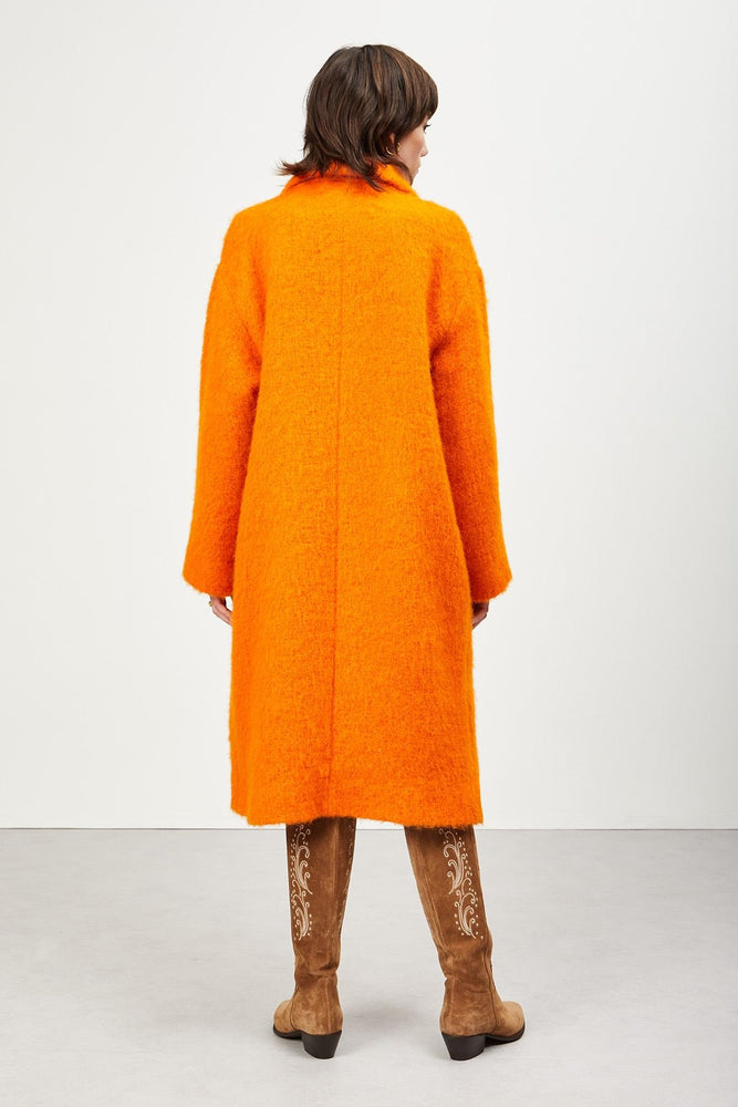 
                  
                    Wool-Blend and Mohair Coat - Arancione
                  
                