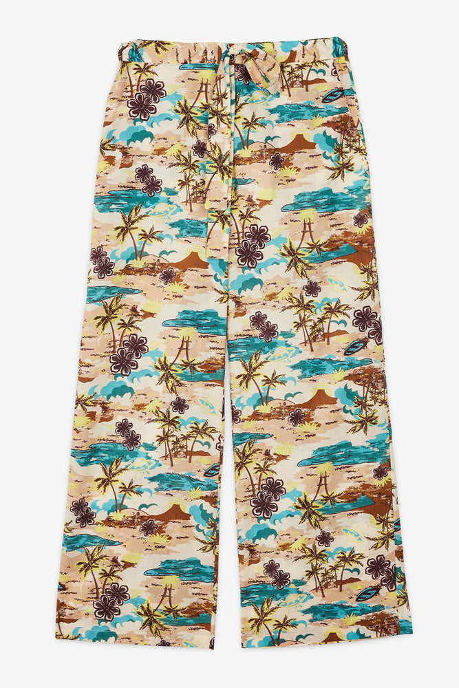 
                  
                    Printed Cotton Trousers - Hawaii Print
                  
                